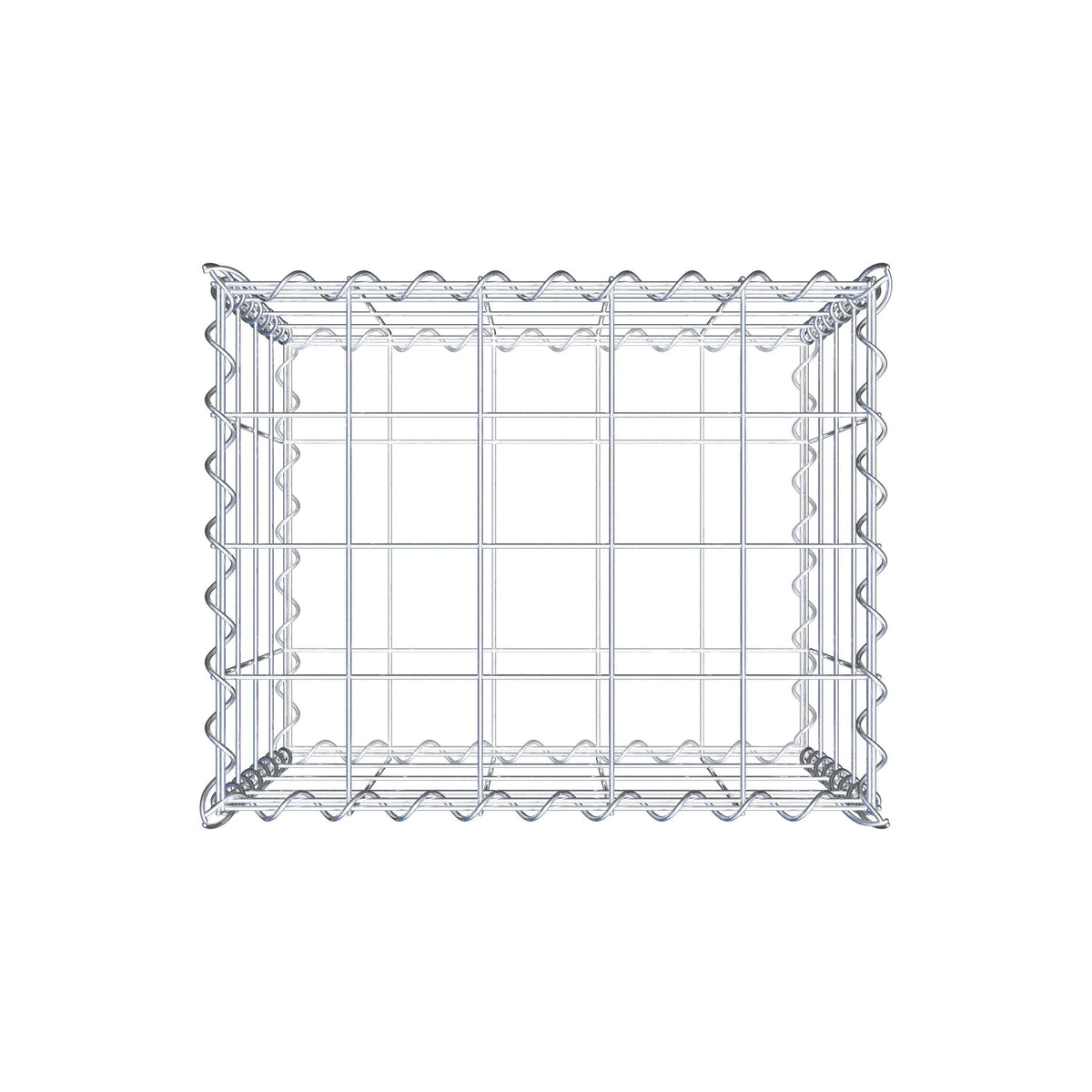 Gabion 50 cm x 40 cm x 40 cm (L x H x D), mesh size 10 cm x 10 cm, spiral