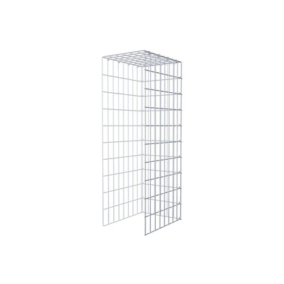 Gabião Tipo 4 100 cm x 40 cm x 30 cm (C x A x P), malhagem 5 cm x 10 cm, anel C