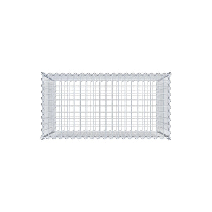 Gavión 100 cm x 70 cm x 50 cm (L x A x P), luz de malla 5 cm x 5 cm, en espiral