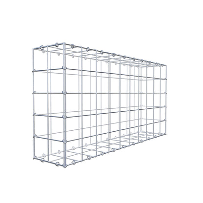 Gabion 100 cm x 50 cm x 20 cm (L x H x D), maskstorlek 10 cm x 10 cm, C-ring