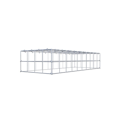 Gabbione aggiuntivo di tipo 3 100 cm x 20 cm x 40 cm (L x H x P), maglia 10 cm x 10 cm, anello a C