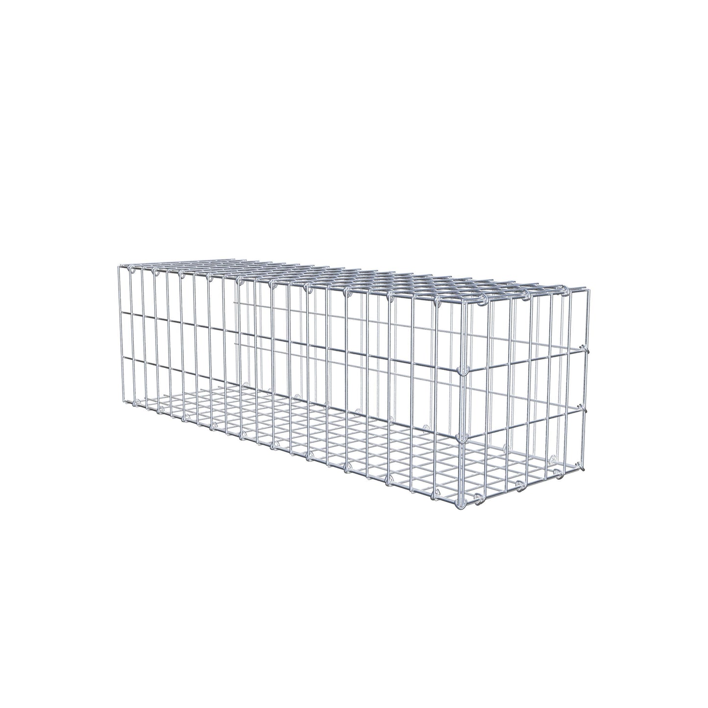 Gavión complementario tipo 2 100 cm x 30 cm x 30 cm, malla 5 cm x 10 cm, anillo en C