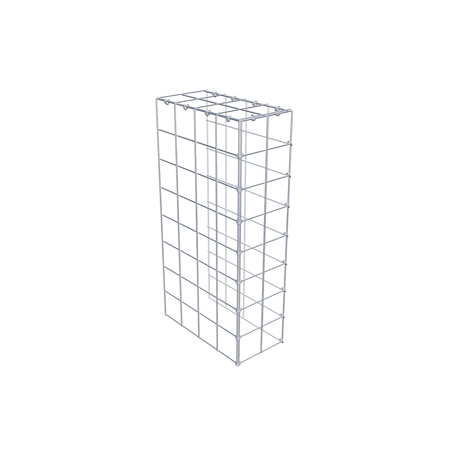 Pila adicional tipo 4 80 cm x 40 cm x 20 cm (L x A x P), malla 10 cm x 10 cm, anillo en C
