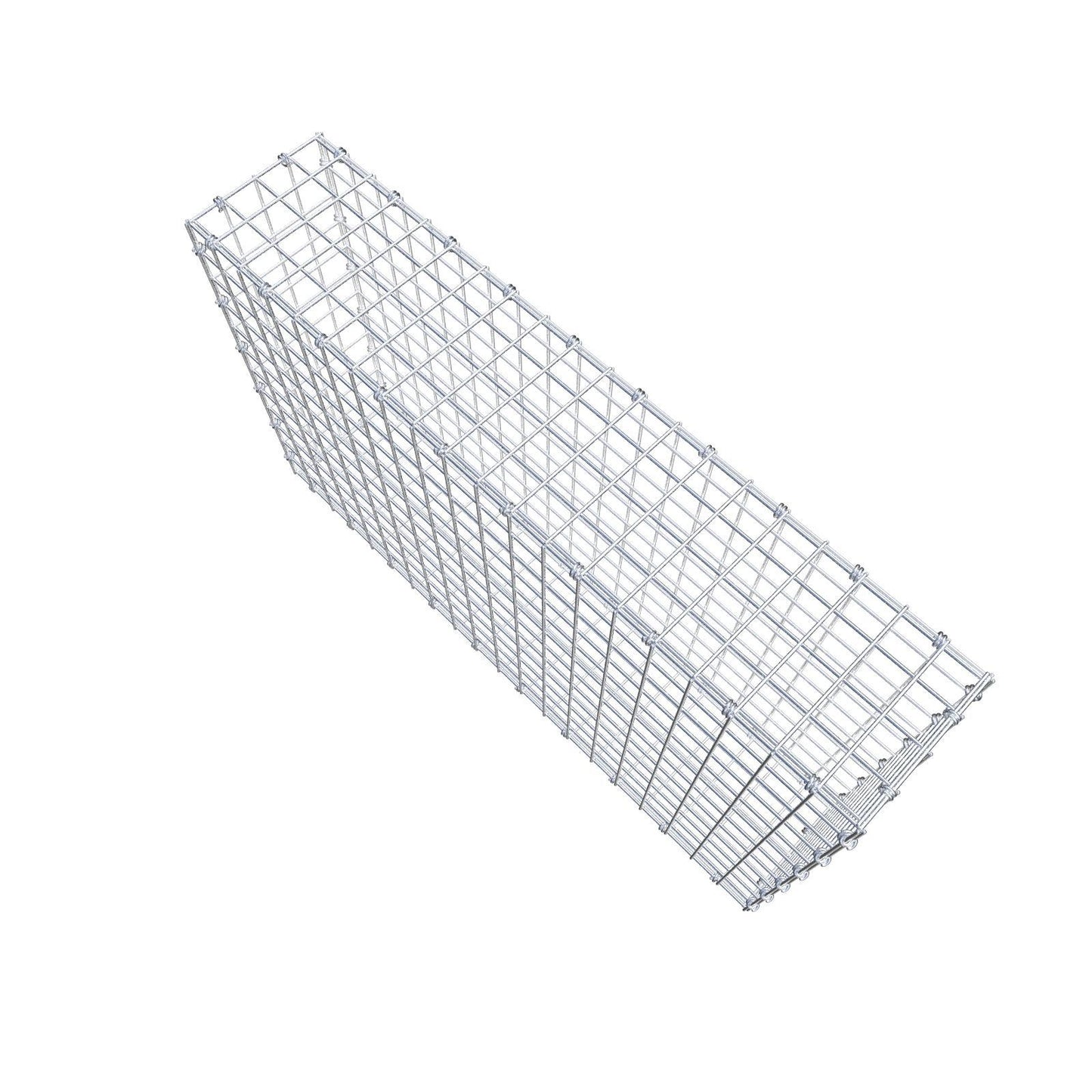 Schanskorf 100 cm x 60 cm x 20 cm (L x H x D), maaswijdte 5 x 5 cm, spiraalring