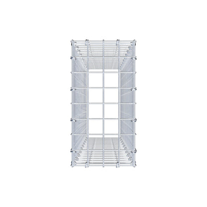 Anbaugabione Typ 3 100 cm x 20 cm x 40 cm (L x H x T), Maschenweite 5 cm x 5 cm, C-Ring