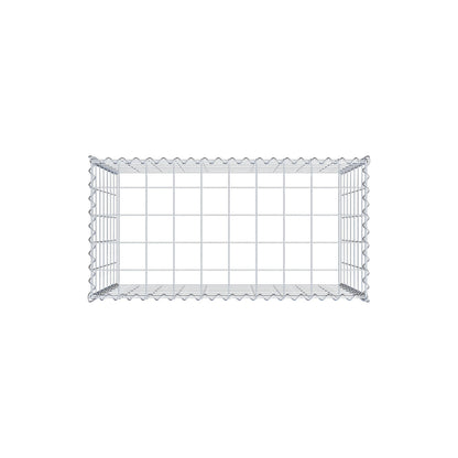 Extra gabion typ 3 100 cm x 70 cm x 50 cm (L x H x D), maskstorlek 10 cm x 10 cm, spiral