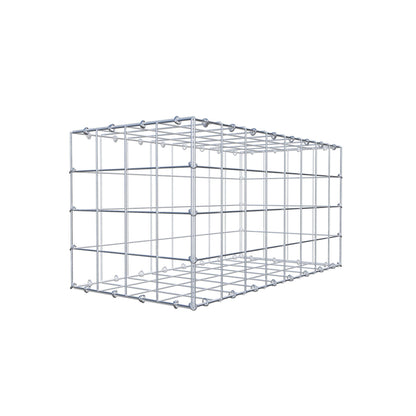 Gabion 80 cm x 40 cm x 40 cm (L x H x D), maskestørrelse 10 cm x 10 cm, C-ring