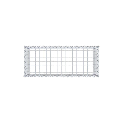 Gabbione aggiuntivo tipo 3 100 cm x 50 cm x 40 cm (L x H x P), dimensione maglia 5 cm x 5 cm, a spirale