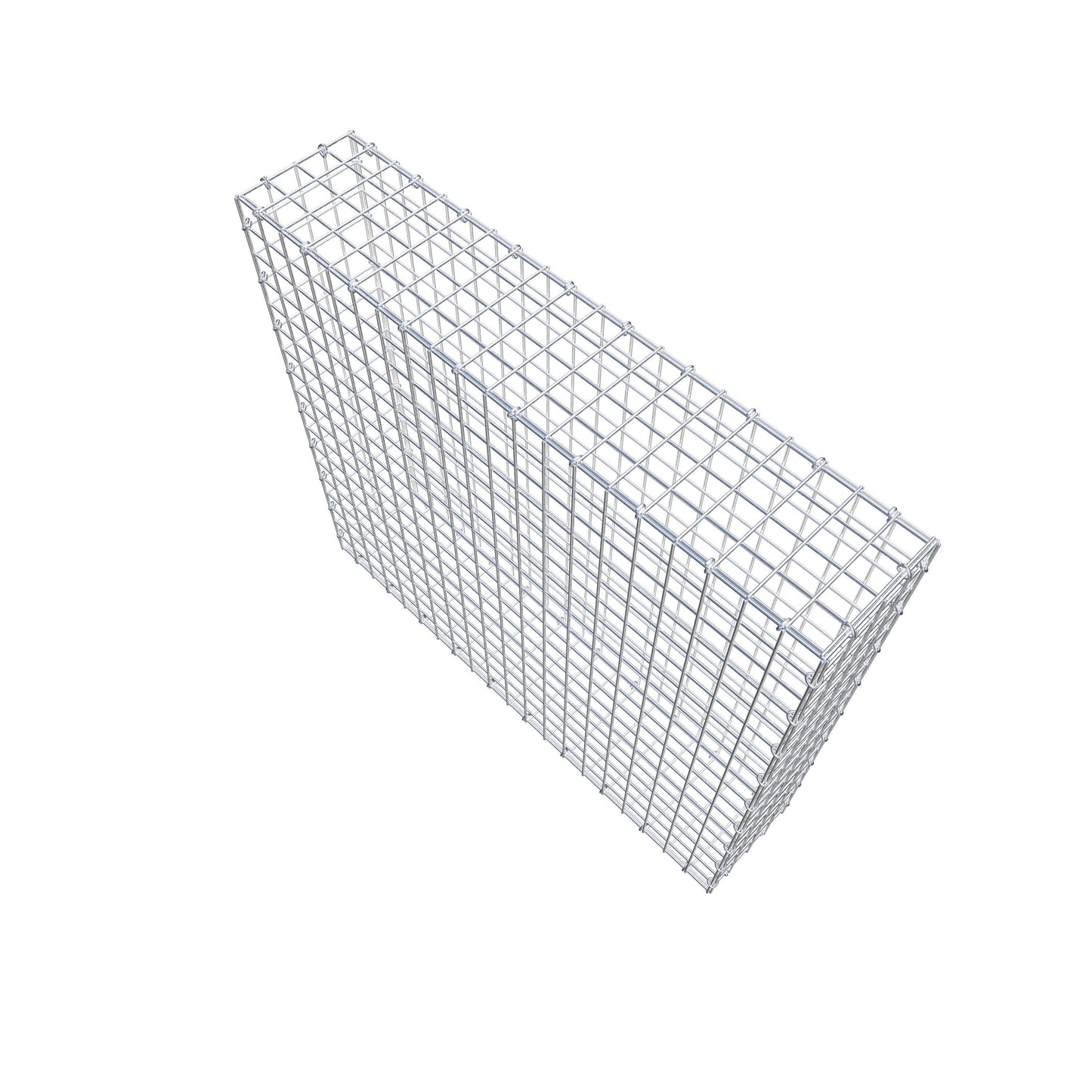 Gabione 100 cm x 90 cm x 20 cm (L x H x T), Maschenweite 5 cm x 5 cm, C-Ring