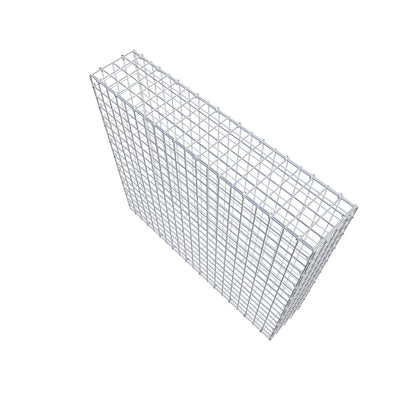 Gabione 100 cm x 90 cm x 20 cm (L x H x T), Maschenweite 5 cm x 5 cm, C-Ring