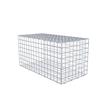 Anbaugabione Typ 2 80 cm x 40 cm x 40 cm (L x H x T), Maschenweite 5 cm x 5 cm, C-Ring