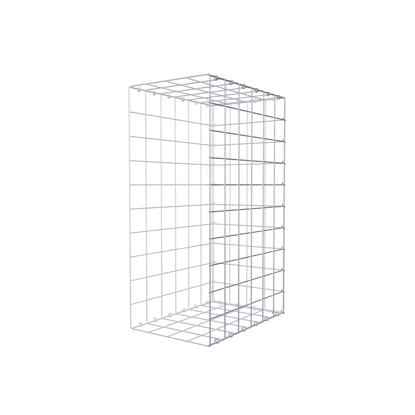 Anbaugabione Typ 2 100 cm x 60 cm x 40 cm (L x H x T), Maschenweite 10 cm x 10 cm, C-Ring