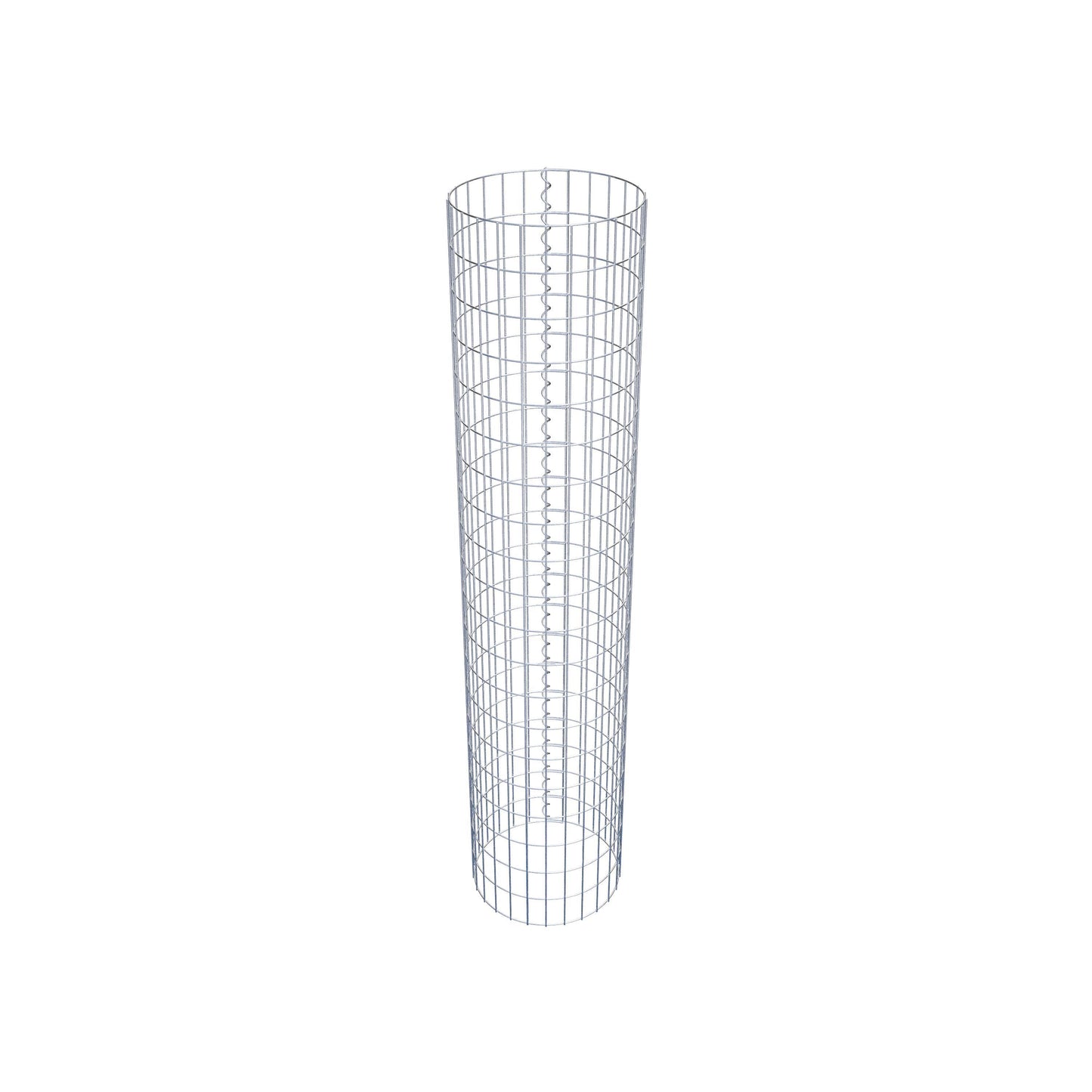 Gabionensäule rund 42 cm Durchmesser, 200 cm Höhe, Maschenweite 5 cm x 10 cm