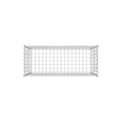 Opvokset gabion type 3 100 cm x 70 cm x 40 cm (L x H x D), maskestørrelse 5 cm x 10 cm, spiral