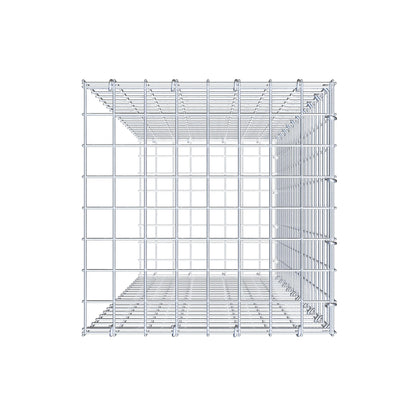 Anbaugabione Typ 2 100 cm x 40 cm x 40 cm (L x H x T), Maschenweite 5 cm x 5 cm, C-Ring