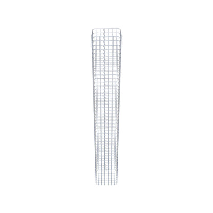 Gabionsøjle firkantet 32 ​​cm x 32 cm, 230 cm højde, MW 5 cm x 5 cm