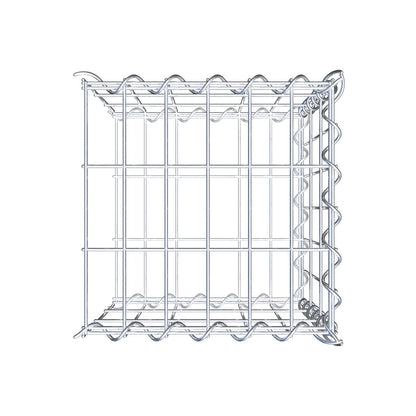 Gabbione aggiuntivo tipo 2 30 cm x 30 cm x 30 cm (L x A x P), dimensione maglia 5 cm x 10 cm, a spirale