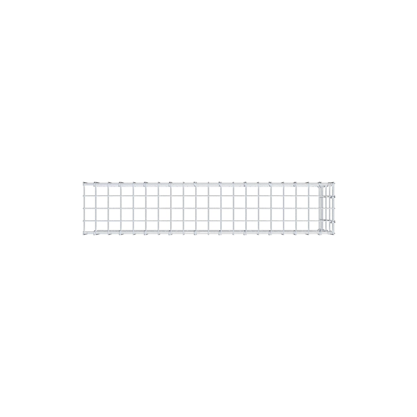 Gabião Tipo 4 100 cm x 40 cm x 20 cm (C x A x P), malhagem 5 cm x 10 cm, anel C