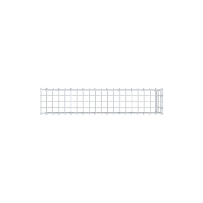 Gabião Tipo 4 100 cm x 40 cm x 20 cm (C x A x P), malhagem 5 cm x 10 cm, anel C