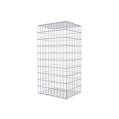 Gabion 100 cm x 40 cm x 50 cm (L x H x D), mesh size 5 cm x 10 cm, C-ring