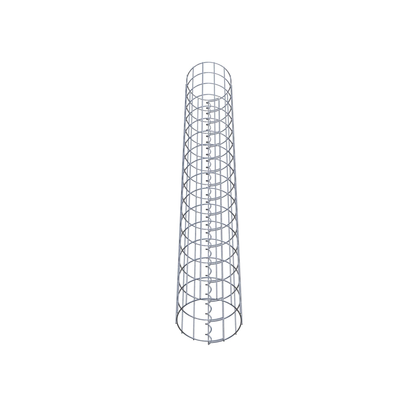 Gabionensäule rund 22 cm Durchmesser, 160 cm Höhe, Maschenweite 5 cm x 10 cm