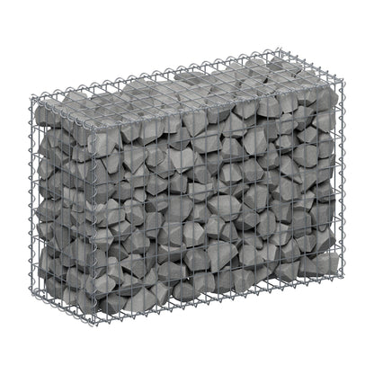 Gabion 100 cm x 70 cm x 40 cm (L x H x P), mailles 5 cm x 10 cm, spirale
