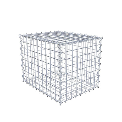 Gabion 50 cm x 40 cm x 40 cm (L x H x P), mailles 5 cm x 5 cm, spirale