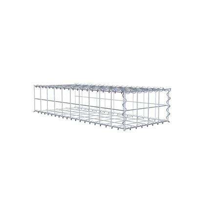 Gabbione aggiuntivo tipo 2 100 cm x 20 cm x 40 cm (L x A x P), maglia 10 cm x 10 cm, spirale