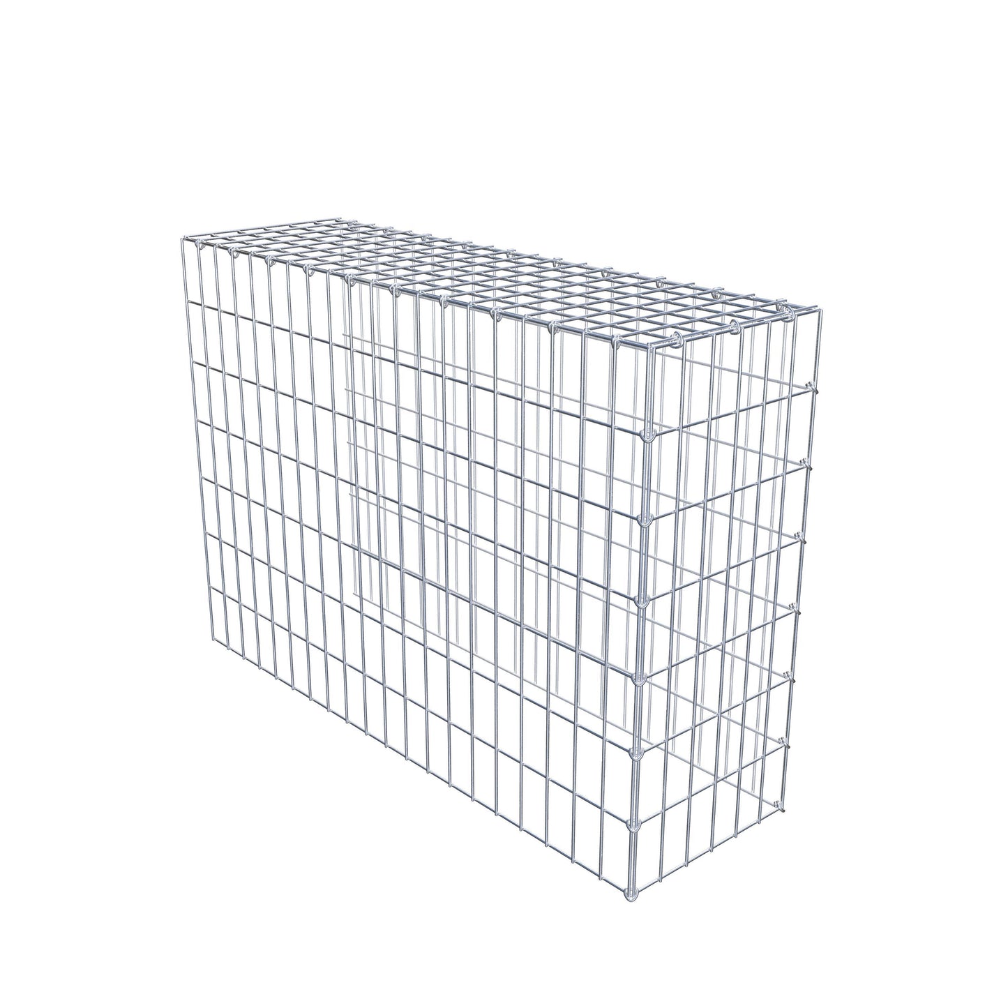 Gabião Tipo 4 100 cm x 70 cm x 30 cm (C x A x P), malhagem 5 cm x 10 cm, anel C