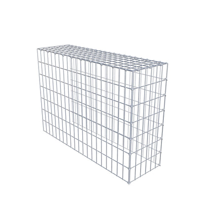 Gabião Tipo 4 100 cm x 70 cm x 30 cm (C x A x P), malhagem 5 cm x 10 cm, anel C