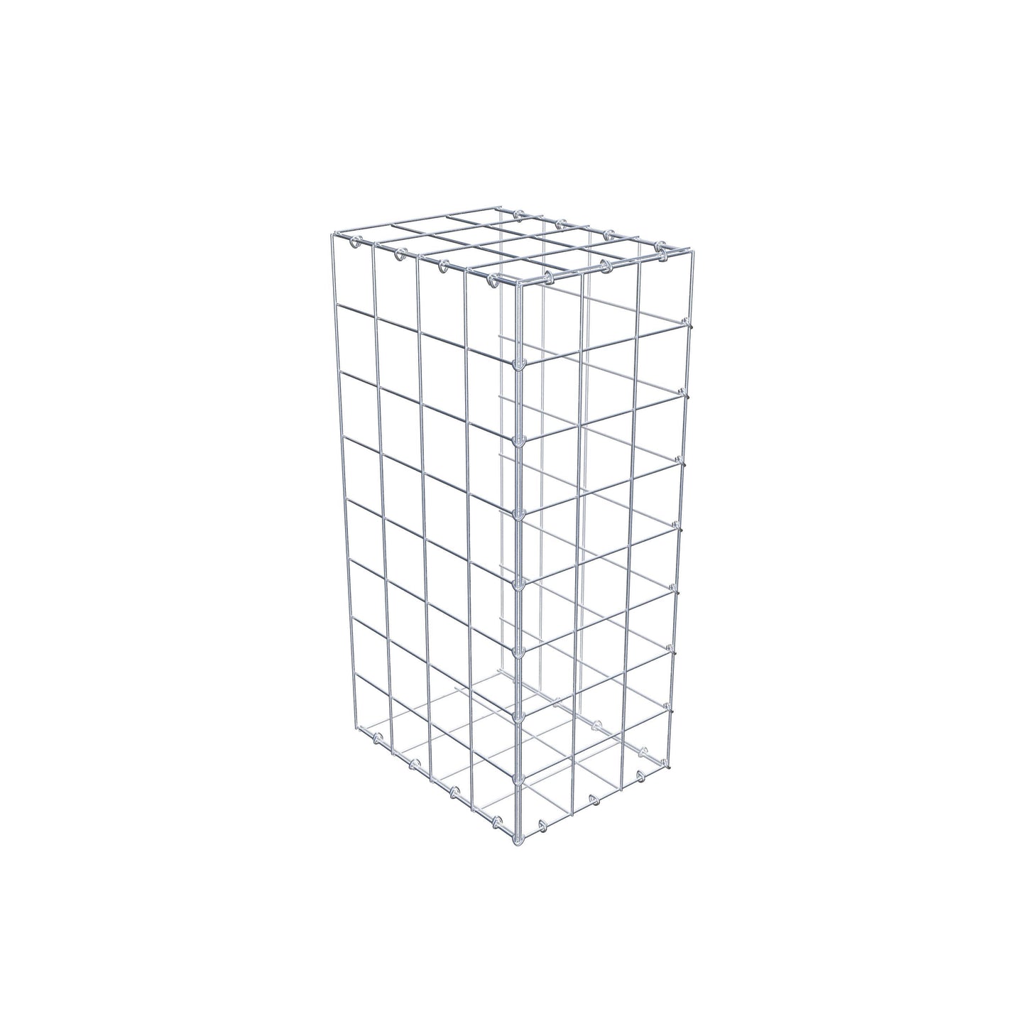 Pila adicional tipo 2 80 cm x 40 cm x 30 cm (L x A x P), malla 10 cm x 10 cm, anillo en C