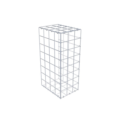 Pila adicional tipo 2 80 cm x 40 cm x 30 cm (L x A x P), malla 10 cm x 10 cm, anillo en C