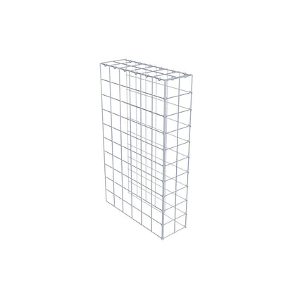 Gabião Tipo 4 100 cm x 60 cm x 20 cm (C x A x P), malhagem 10 cm x 10 cm, anel C