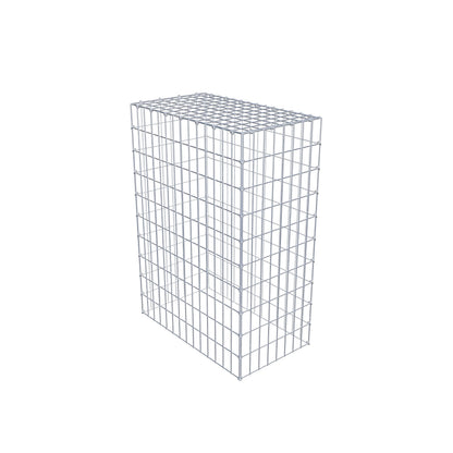 Gabião Tipo 3 100 cm x 70 cm x 40 cm (C x A x P), malhagem 5 cm x 10 cm, anel C
