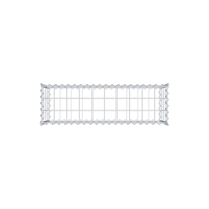 Gavión 100 cm x 40 cm x 30 cm (largo x alto x fondo), malla 10 cm x 10 cm, en espiral