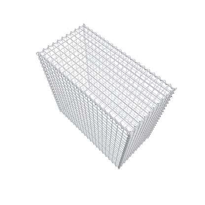 Gabion 100 cm x 100 cm x 50 cm (L x H x D), maskstorlek 5 cm x 5 cm, spiral