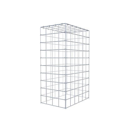 Gabião Tipo 3 100 cm x 60 cm x 40 cm (C x A x P), malhagem 10 cm x 10 cm, anel C