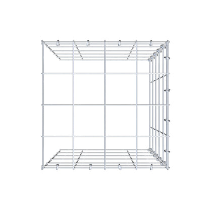 Fourche rapportée type 4 50 cm x 40 cm x 40 cm (L x H x P), mailles 10 cm x 10 cm, anneau C