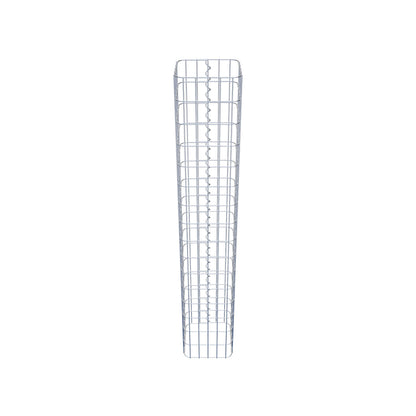 Gabionsøjle firkantet 27 cm x 27 cm, 160 cm højde, MW 5 cm x 10 cm