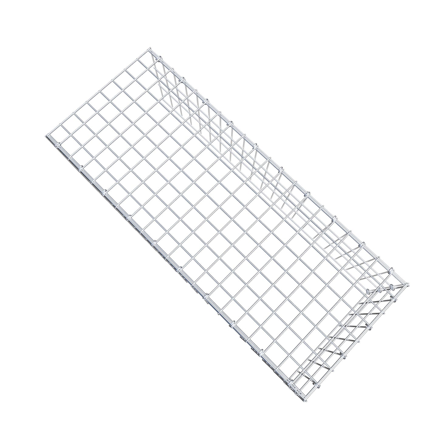 Fourche rapportée type 4 100 cm x 30 cm x 40 cm (L x H x P), mailles 5 cm x 10 cm, anneau en C