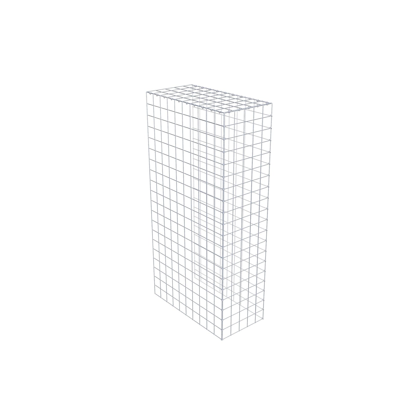 Fourche rapportée type 4 200 cm x 100 cm x 50 cm (L x H x P), mailles 10 cm x 10 cm, anneau en C