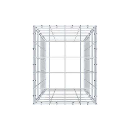 Anbaugabione Typ 3 100 cm x 40 cm x 50 cm (L x H x T), Maschenweite 10 cm x 10 cm, C-Ring