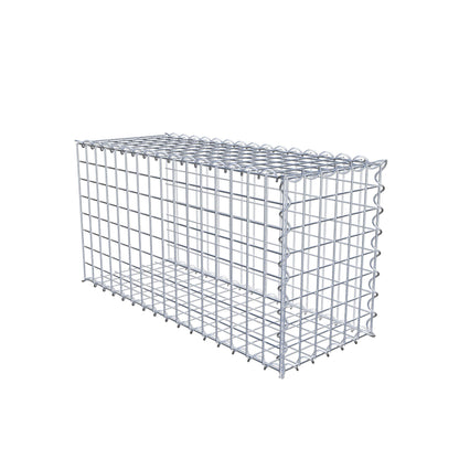 Gavión complementario tipo 2 80 cm x 40 cm x 30 cm (L x A x P), malla 5 cm x 5 cm, espiral