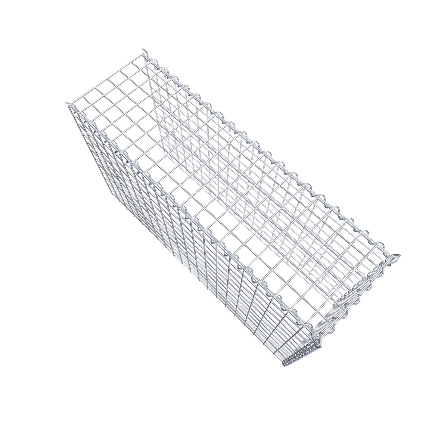 Gabião Tipo 4 100 cm x 60 cm x 30 cm (C x A x P), malhagem 5 cm x 5 cm, espiral