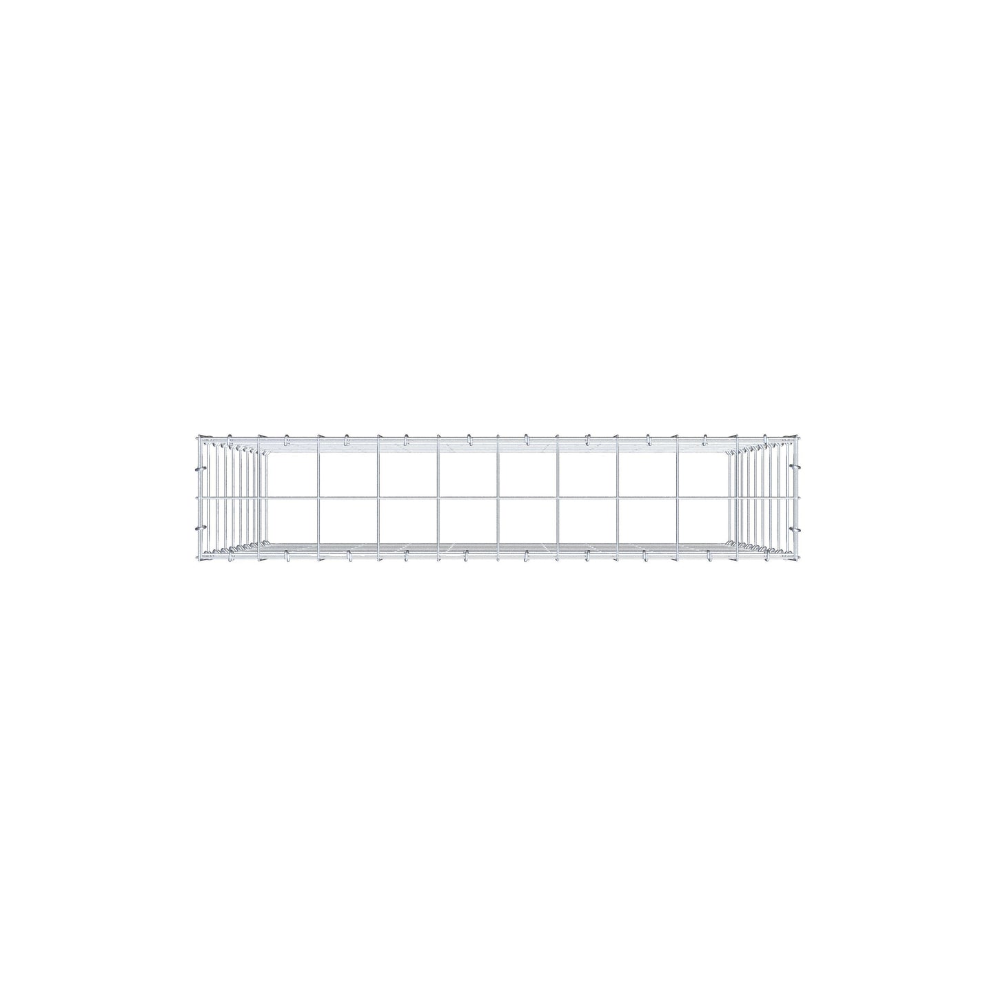 Anbaugabione Typ 3 100 cm x 90 cm x 20 cm (L x H x T), Maschenweite 10 cm x 10 cm, C-Ring