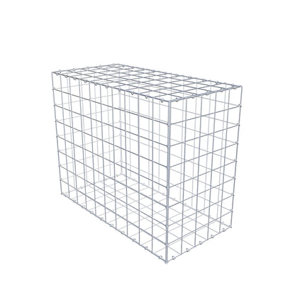 Gabion 100 cm x 80 cm x 50 cm (L x H x D), maskstorlek 10 cm x 10 cm, C-ring