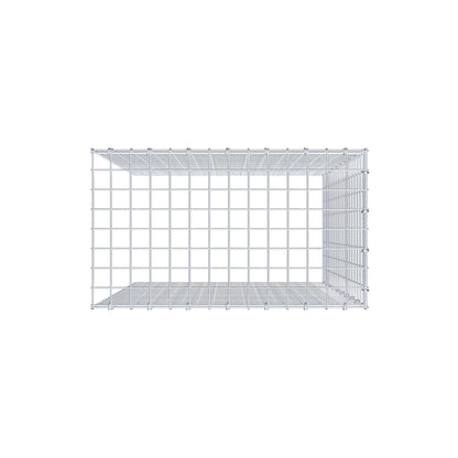 Gavión complementario de tipo 4 100 cm x 70 cm x 40 cm (L x A x P), malla 5 cm x 5 cm, anillo en C