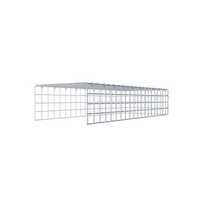 Anbaugabione Typ 4 100 cm x 20 cm x 40 cm (L x H x T), Maschenweite 5 cm x 5 cm, C-Ring