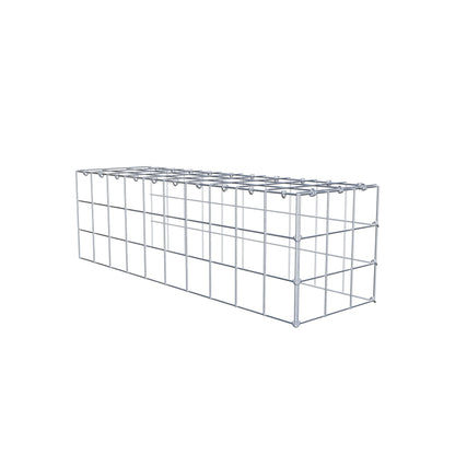 Anbaugabione Typ 4 100 cm x 30 cm x 30 cm (L x H x T), Maschenweite 10 cm x 10 cm, C-Ring