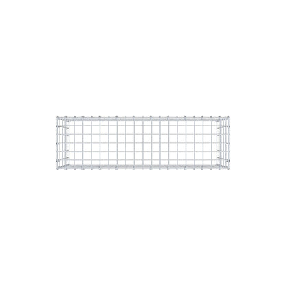 Anbaugabione Typ 3 100 cm x 50 cm x 30 cm (L x H x T), Maschenweite 5 cm x 10 cm, C-Ring